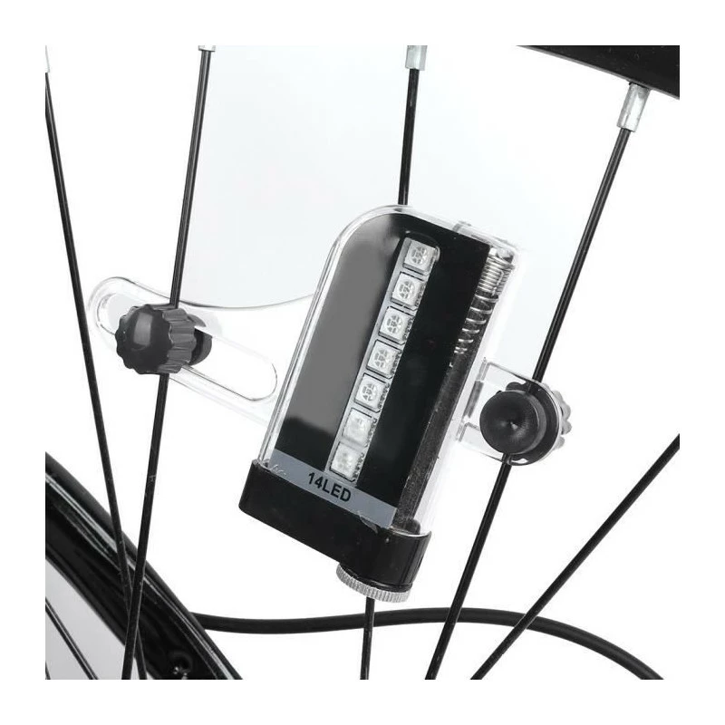 VGEBY Lumière De Roue De Bicyclette 14 LED Vélo Vélo Double Face Hot Wheels 30 Images Vraie Couleur Lumière Double Sens Lam - Avis / Test 1 VGEBY Lumière De Roue De Bicyclette 14 LED Vélo Vélo Double Face Hot Wheels 30 Images Vraie Couleur Lumière Double Sens Lam - Avis / Test